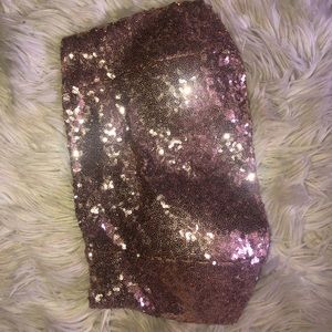 Sequin crop top